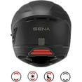 thumbnail image 3 of Sena Stryker DOT Full Face Bluetooth Helmet w/Sound by Harman Kardon GLOSSY WHITE LARGE, 3 of 5