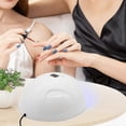 thumbnail image 3 of Lámpara UV LED para uñas, secador profesional de uñas x7 para esmalte de gel, lámpara LED para uñas de gel, 3 temporizadores, blanco (blanco), 3 of 5