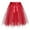 Red, variant on Toddler Girls Layered Tutus Skirt Girls Sparkly Tulles Skirt, Layered Mesh Dance Skirts for Teen Girls, Birthday Dance Princess Half Skirts Girls Uniform Skirts Pleated L