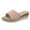 Pink, variant on SEANOPEN Deals Wedge Sandals for Women Pumps Dressy, Platform Slide Sandals Open Toe Espadrille Wedge Sandals for Women Casual Summer Slip on Sandals Size 7.5 Black
