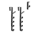 thumbnail image 4 of 2 Pack Door Hook With 5 Hooks Door Organizer Rack Hanger Backpack Handbag Clothes Coat Hook For Home, 4 of 8