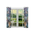 thumbnail image 3 of CADecor Tribal galaxy Window Kitchen Curtain, Chevron Aztec Window Treatment Panel Curtains,26x39 inches,Set of 2, 3 of 3