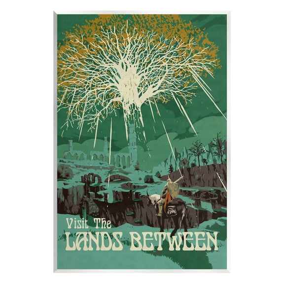 Stupell Industries Visit The Lands Between Scenery Graphic Art Unframed Art Print Wall Art, Design by Matheus Lopes Castro