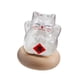 thumbnail image 5 of Tarro de cristal con forma de gato de la suerte, bonito, decorativo, creativo, transparente, mini. Estilo A, 5 of 9