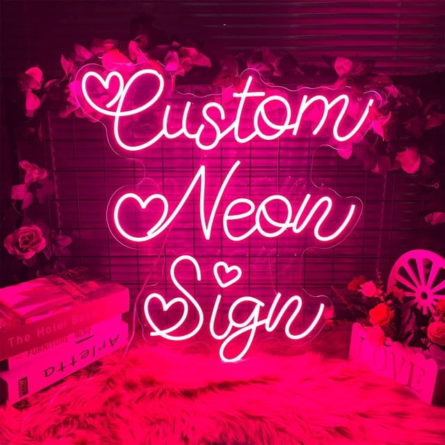 Letrero de neón LED personalizado HDJSIGN para decoración de pared