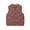 Brown, variant on BLVB Toddler Puffer Vest Boys Girls down Vest Warm Fall Winter Jacket Lightweight Sleeveless Button down Coat for Kids(Yellow,2-3 Years)