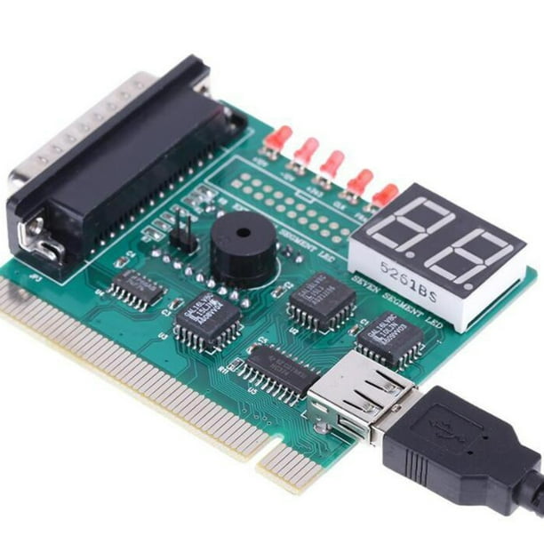 Winyuyby USB PCI PC Motherboard Diagnostic Analyzer POST Card with 2 Digit Error Code Display for Laptop PC Test and Analyze