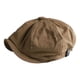 thumbnail image 1 of Sombrero transpirable para hombre perfecl Newsboy gorras suaves de 8 paneles sombrero octogonal con visera informal para exteriores Marrón 4XL, 1 of 6