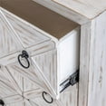 thumbnail image 4 of Evolution by Crestview Collection Rebecca Three Drawer Wood Cabinet in White, 4 of 4