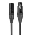 thumbnail image 1 of Cable XLR macho a hembra de señal de audio XLR balanceado 3 pines para micrófono Karon 10 pies negro, 1 of 5