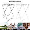 thumbnail image 3 of stanreset Trash Bag Rack Foldable Portable Outdoor Hiking Travel Garbage Pouch Holder Frame Office Rubbish Pocket Stand Bracket, 3 of 6