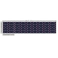 thumbnail image 3 of Ambesonne Ethnic Fabric by the Yard Upholstery, Striped Dotted Triangles Art, 10 Yards, Dried Rose and Indigo, 3 of 5