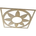thumbnail image 2 of Ekena Millwork 32"OD x 11 1/8"ID x 3/8"T Blume Wood Fretwork Pierced Ceiling Medallion, Hickory, 2 of 3