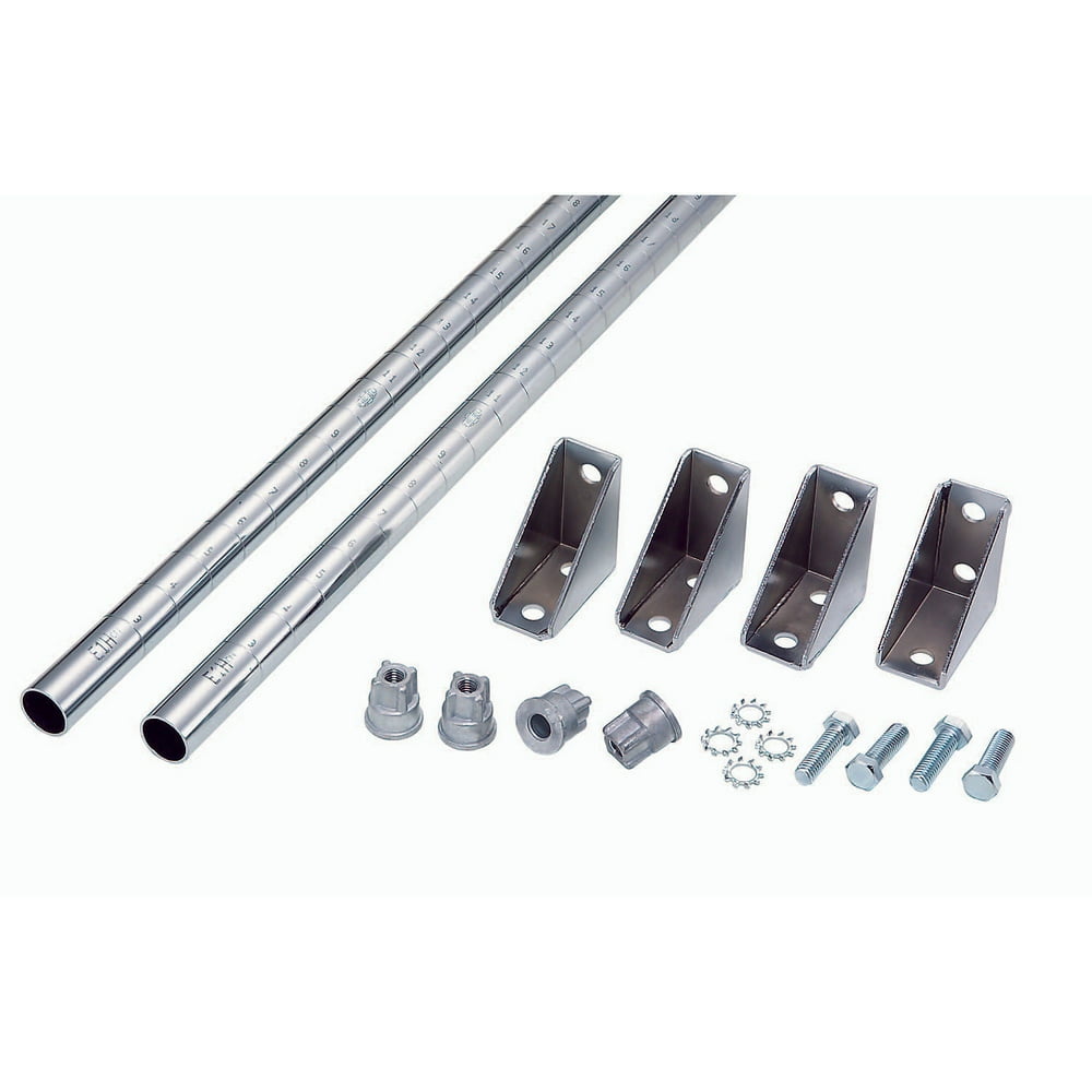Wall Mounting Post Kit 54" High Double