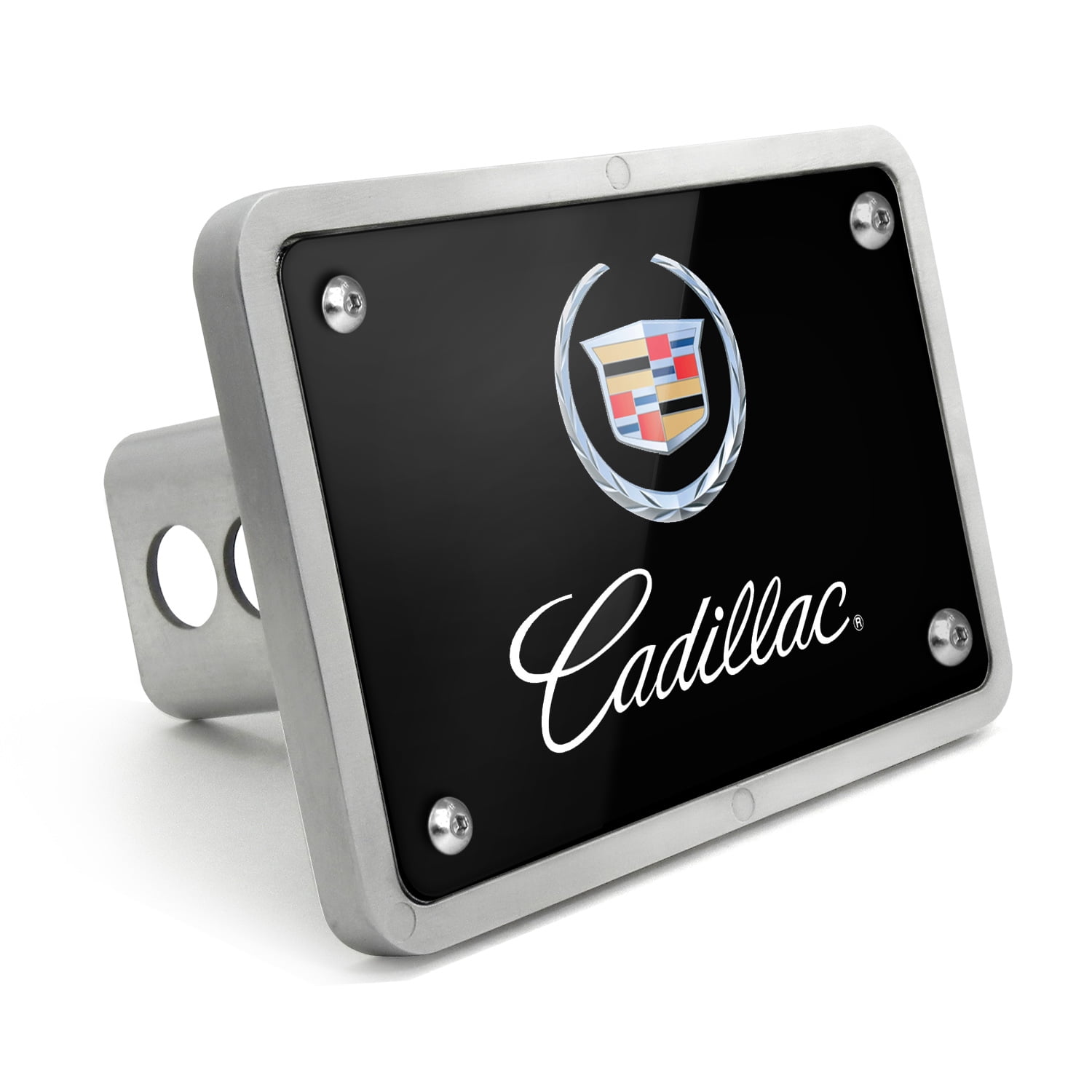 Ultra Premium US Marine Silver /& Gold Emblem on Black METAL Hitch Cover