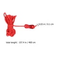 thumbnail image 4 of KAKOWELY 6 Pcs Corde de Tente Réfléchissante de 4 Mètres avec 2 Tendeurs pour Camping Randonnée Accessoires Couleur Aléatoire (Rouge), 157.48"X0.04"X0.04 Pouces, 4 of 4