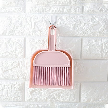 

Wovilon Tabletop Mini Dustpan Broom Set Mini Desktop Sweep Cleaning Brush Small Broom Dustpan Set