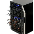 thumbnail image 4 of Newair Freestanding Wine Fridge, 43 Bottle Dual Zone Compressor  Wine Cooler Fridge in Stainless Steel, 4 of 16
