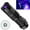 🔥 Black_Base#2947, variant on Violet UV Flashlight | 365nm LED | Mini Portable Blacklight for Pet Urine Detection, Dry Stains, Scorpion Finder, Resin Curing | Lightweight Aluminum | IPX4 Waterproof | Battery Powered | 1 Pack