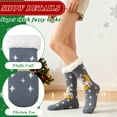 thumbnail image 4 of Women Slipper Socks with Gripper Winter Warm Non Slip Thick Fuzzy Socks Warm Cozy Christmas Gift, 4 of 8