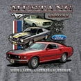 thumbnail image 3 of Wild Bobby Ford Mustang Untamed Spirit Mens Cars and Trucks Men Premium Tri Blend Tee, 3 of 6