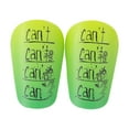 thumbnail image 1 of Mini espinilleras para jugadores de fútbol, 2 piezas, espinilleras pequeñas, espinilleras, protección para espinilleras para adultos, espinilleras de Amarillo Verde S, 1 of 8