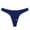 Navy, variant on Mens Underwear Mens Lingerie Micro Thong Bikini Front Hole Underwear G-string Underpants