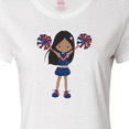 thumbnail image 4 of Inktastic African American Girl, Cheerleaders, Cheerleading Women's T-Shirt, 4 of 5