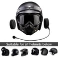 thumbnail image 4 of BT17 Waterproof Hands Free Bluetooth 5.0 Headset for Motorcycle Helmet Intercom, 4 of 8