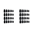 thumbnail image 1 of Soidarity 24 Pieces False Nails Press-on Stick-on Full Tips Nail DIY Fingernails Wearable Tips Manicure Supplies Art Sticker Cover Tools Negro 2piezas Soidarity CBP469618, 1 of 5