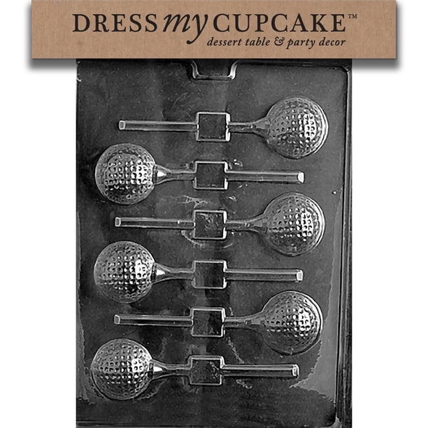 Dress My Cupcake Molde Para Dulces De Chocolate Pelota De Golf Piruleta