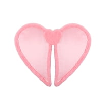 chaungfeng Valentine Angel Wing Props, Quick Assembly Design Organdy Fabric for Cosplay Photo Booths Party, Flower Back Decorated Angel Wing