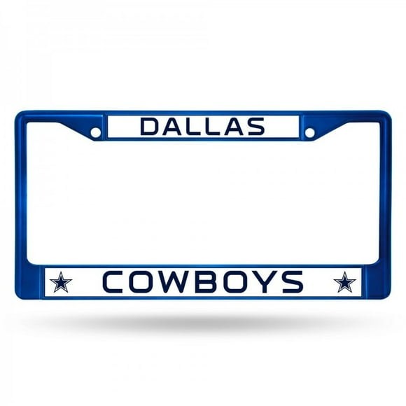 Dallas Cowboys Anodized Blue License Plate Frame