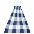 thumbnail image 1 of Microfiber Cleaning Cloths Set, Blue Buffalo Check Pattern, Absorbent Hanging Kitchen Towels, 1 of 10