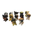 thumbnail image 2 of Gwong Decoración hogareña 12pcs Mini Puppy Post Simulation Dog Ornamento de perro Estatua de resina Regalo de Navidad Colección Gwong 29681, 2 of 7