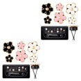 thumbnail image 4 of Decodeary 6pcs Enjoy Clean And Fresh Atmosphere In Car With Air Purifying Air Freshener white pink black 2Set, 4 of 6