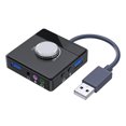 thumbnail image 2 of Tarjeta de Sonido USB, Adaptador de Sonido USB Pequeño Soporte de Alta Velocidad Otg Expansión ESTA, 2 of 7