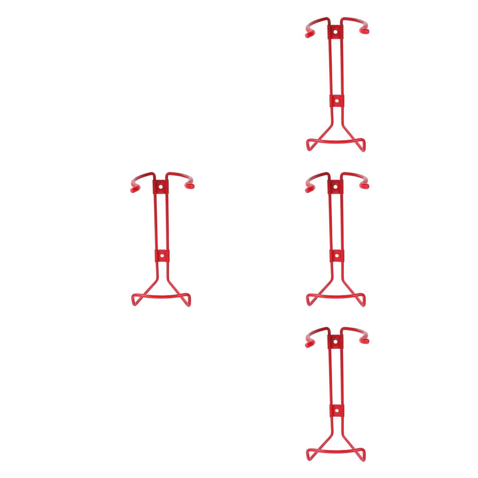 Raindrops 4-Pack Wall Mount Brackets, Iron Holders and Storage Racks for Secure Safety