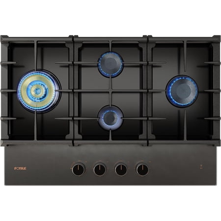 FOTILE Tri-Ring Series 30 Inch Pro Gas Cooktop with 40K total BTU on 4 Burners