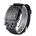 thumbnail image 1 of Montre électronique LED pour homme et femme, bracelet en PU, fonction date, 1 of 4
