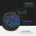 thumbnail image 3 of Visual Digital Timer with LED Display - Ideal for Kitchen, Classroom, Productivity, Kids - Magnetic, 3 of 5