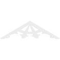 thumbnail image 2 of Ekena Millwork 48"W x 14"H x 1"P (7/12) Pitch Riley Architectural Grade PVC Gable Pediment, 2 of 5