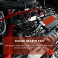 thumbnail image 2 of MLINS Car Water Tank Antifreeze Heater Car Engine Heater Pad Universal Heater Pad 12V, 2 of 6