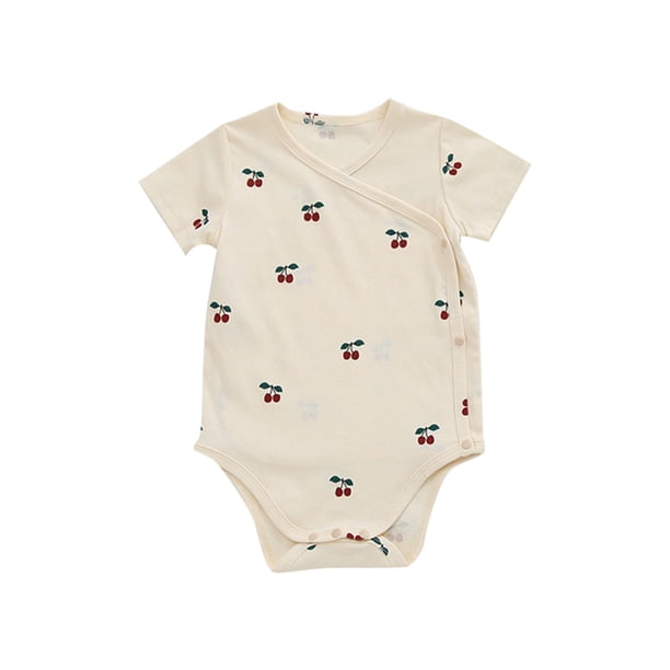 Gibobby Mamelucos para bebe niña de manga corta Floral para bebé recién nacido, niño y niña, mono, mono, trajes(Beige, 3-6 Meses)