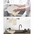thumbnail image 5 of Orange Flower Leaf Kitchen Dish Towels for Drying Dishes Set of 2, Botanical Plant Floral Tree Branch Waffle Weave Microfiber Hand Tea Bathroom Towels Quick Dry & Absorbent Towel 15.7x23.6, 5 of 7