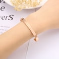 thumbnail image 6 of TURANDOSS Inspirational Bracelets for Women Mom Stainless Steel Engraved Mantra Cuff Bangle Crown Birthday Jewelry, 6 of 6