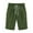Army green, variant on ZKCCNUK Women's Summer Solid Five Points Large Size Cotton Linen Pants Casual Pants Workout Bike Shorts