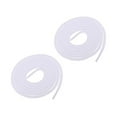 thumbnail image 1 of pitrice Lacets Ronds pour Chaussures de Sport Course Blanc, 1 of 9