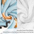 thumbnail image 3 of unique Cat Print Fleece Throw Blanket, Soft Mink Plush Couch Blanket, Fuzzy Fluffy, 3 of 5