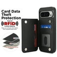 thumbnail image 5 of Allytechgroup Wallet Case for Google Pixel 9 Pro XL, Cards Holder RFID Blocking Premium PU Leather Stylish Stand Flip Back Cover Case for Google Pixel 9 Pro XL, Black, 5 of 8